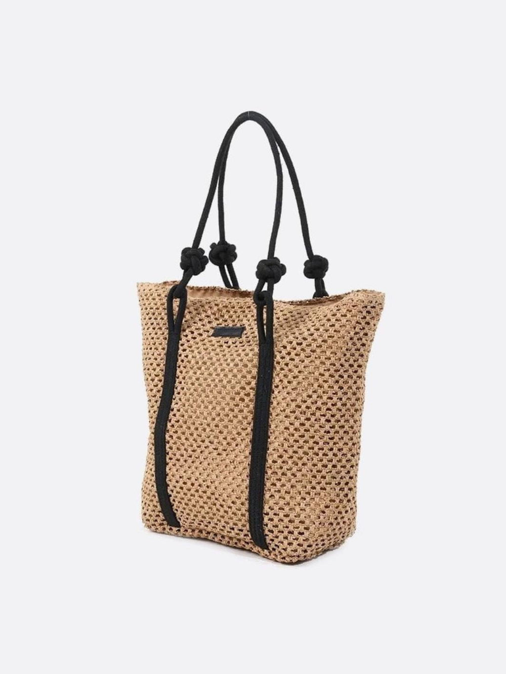 sac paille beige