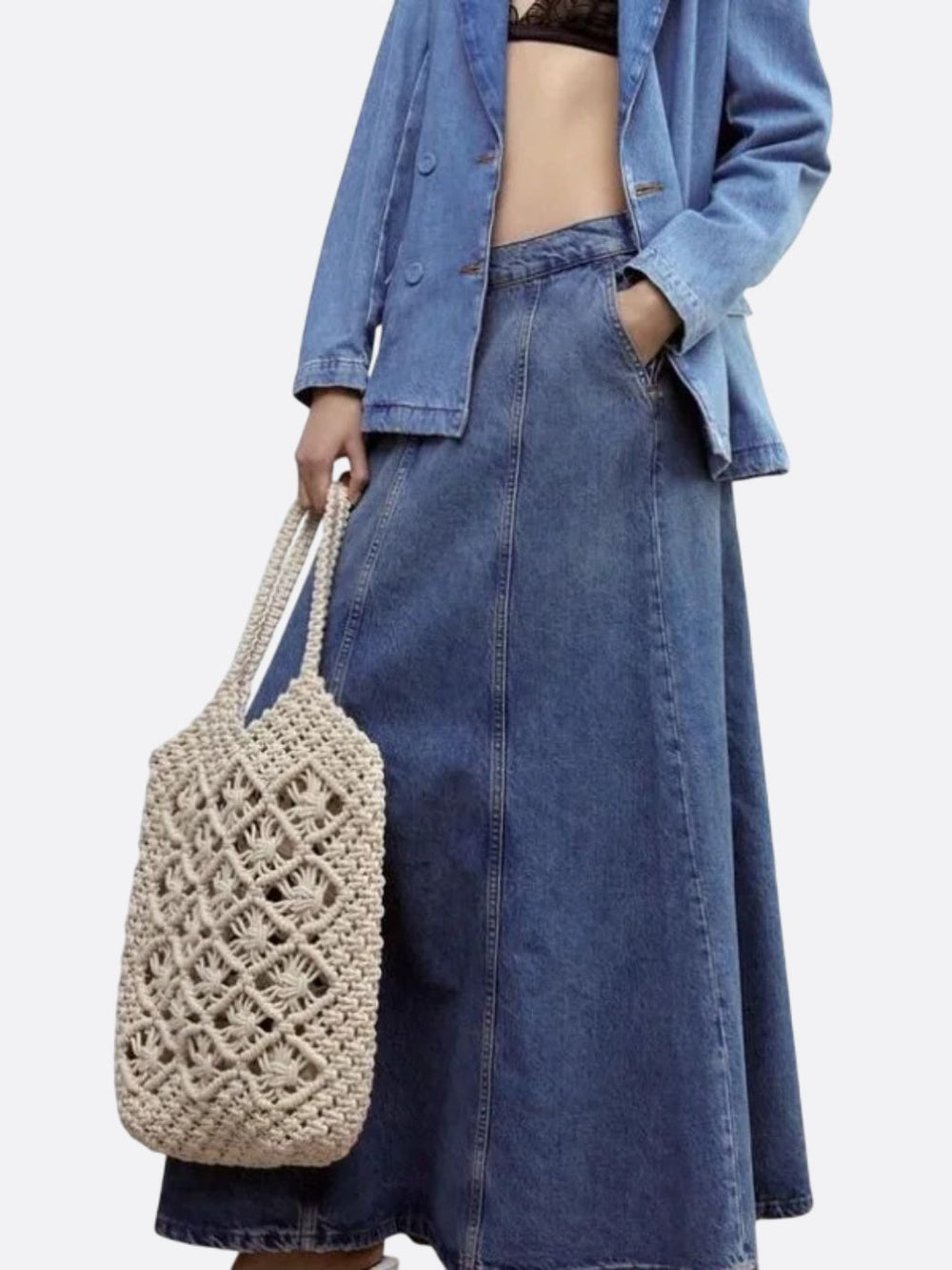 grand sac macramé
