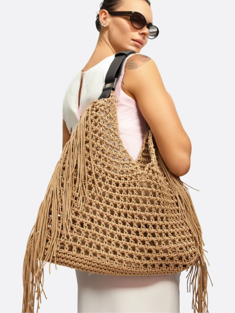 sac paille femme