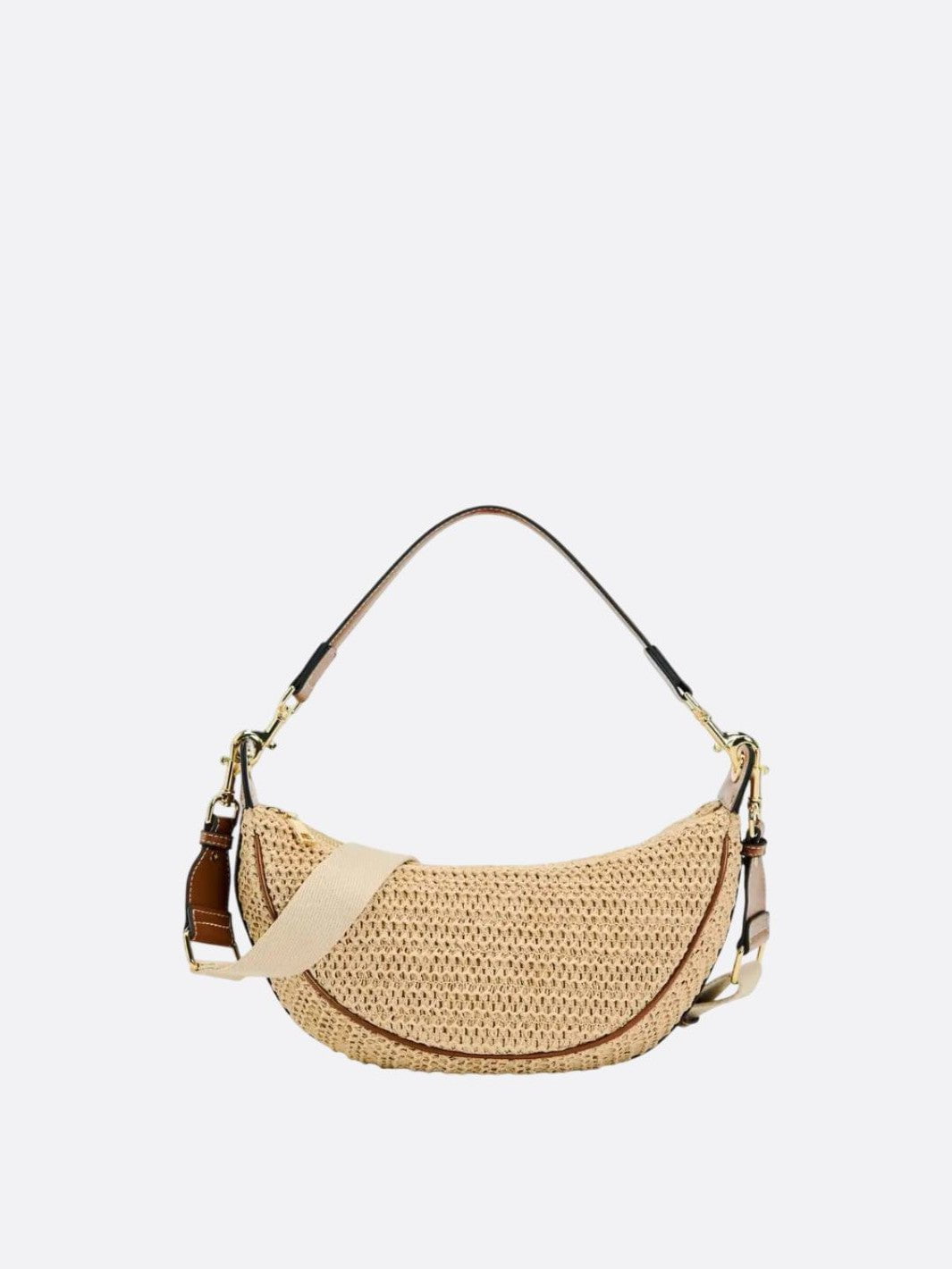 sac demi-lune paille