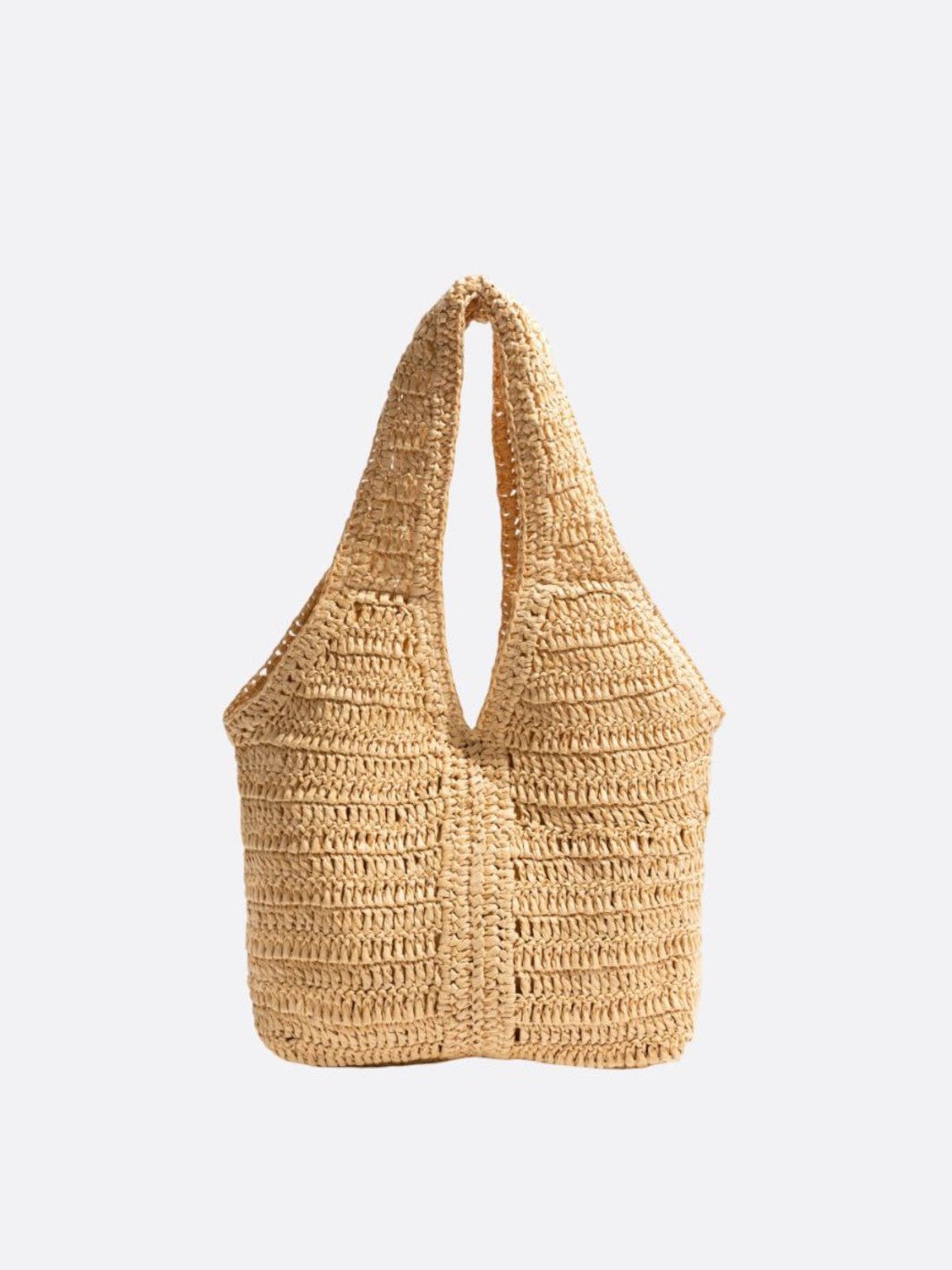 sac paille beige