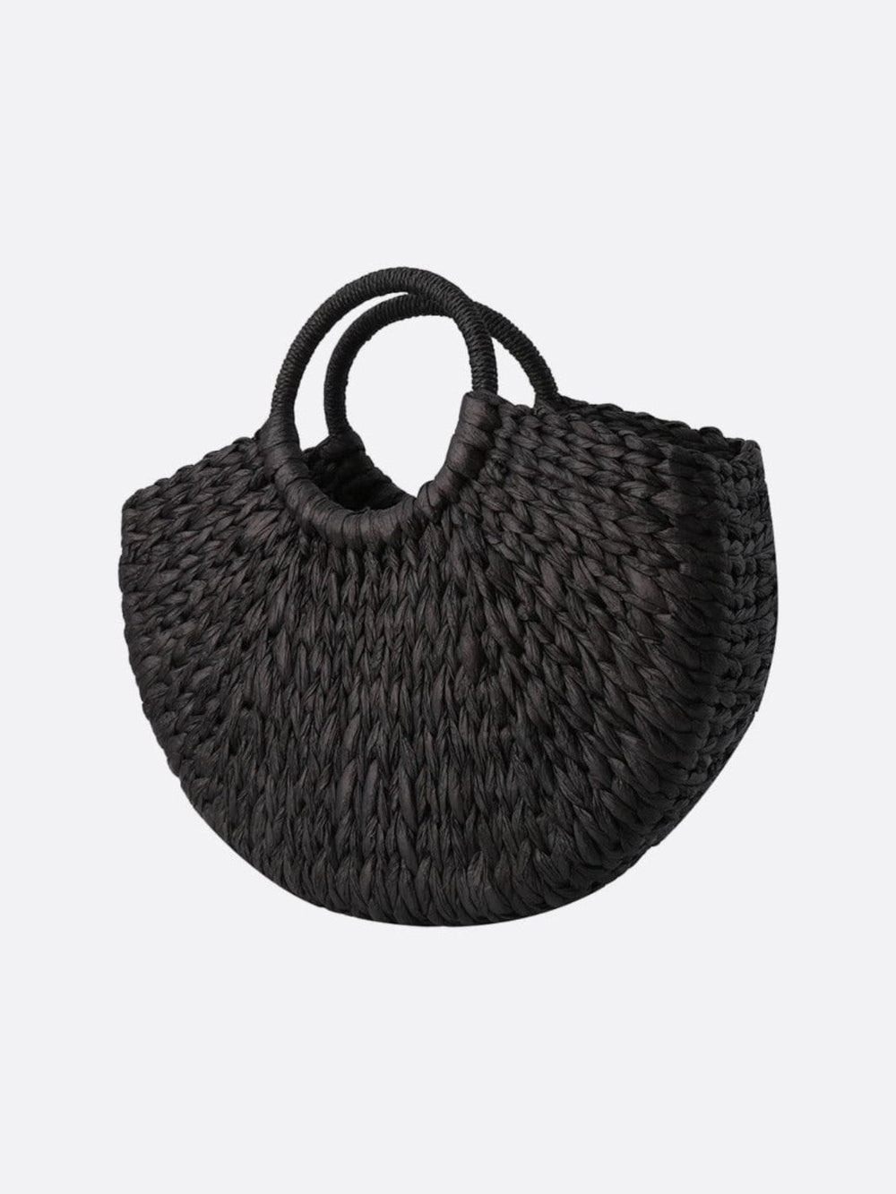 Sac panier osier noir