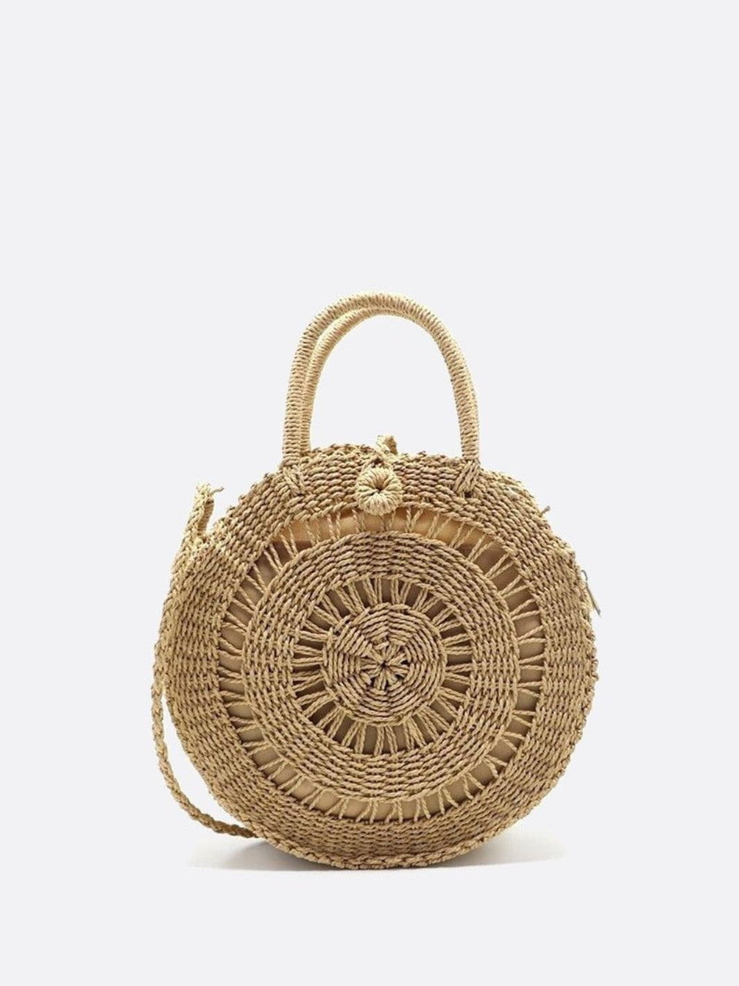 sac en corde marron clair